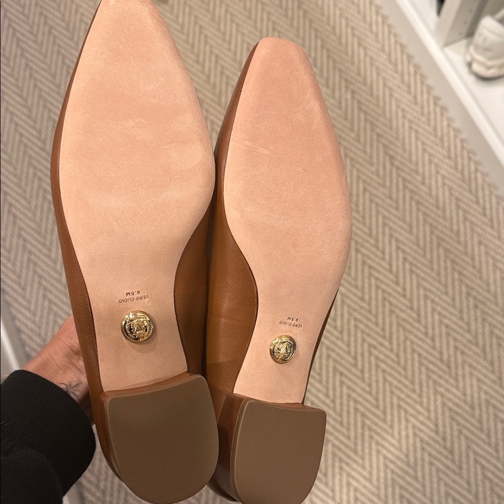 Veronica Beard Vero Brown Leather shoe - Picture 5 of 7